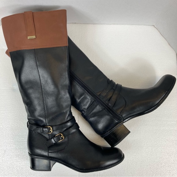 Bandolino Shoes - Bandolino Carlota Leather Upper Boots Size 9